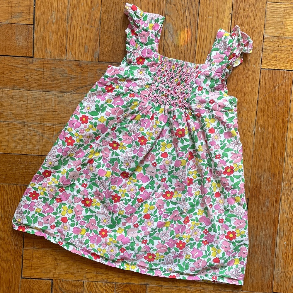 BABY BODEN floral cotton dress, size 18-24m